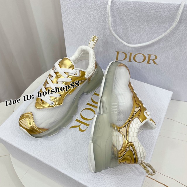 Dior2022早春最新款運動鞋 透視Bling Bling 迪奧女士休閒鞋 dx1908